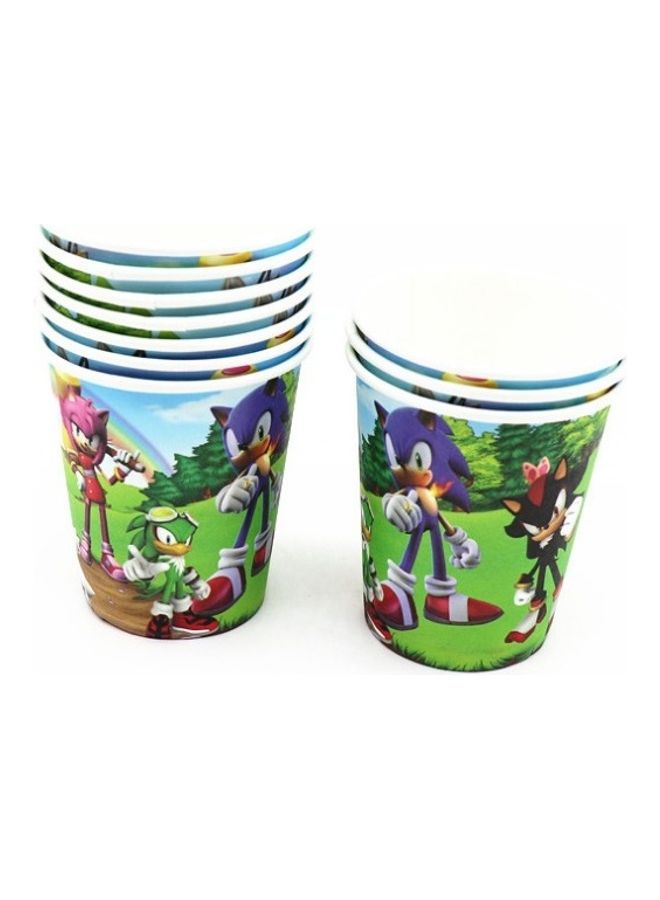 Tamona 10-Piece Sonic The Hedgehog Cups