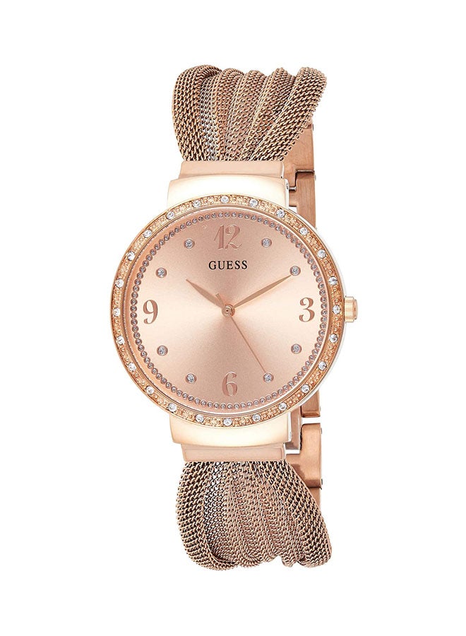 GUESS Women's Chiffon Water Resistant Analog Watch W1083L3 - Image 1
