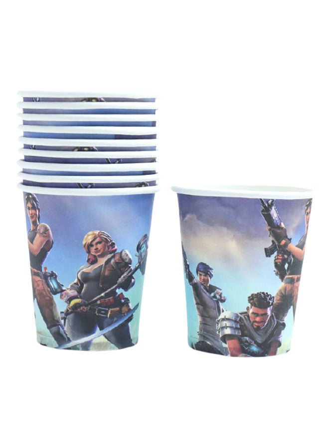 Tamona 10 Piece Fortnite Party Paper Cups Set 