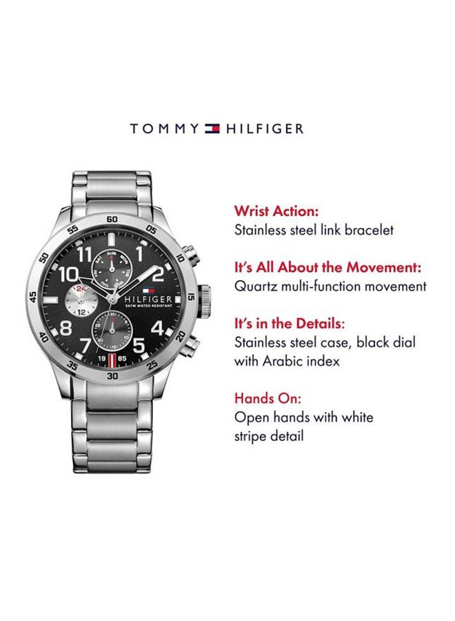 TOMMY HILFIGER - Men's Stainless Steel Chronograph Wrist Watch 1791141 - Image 1