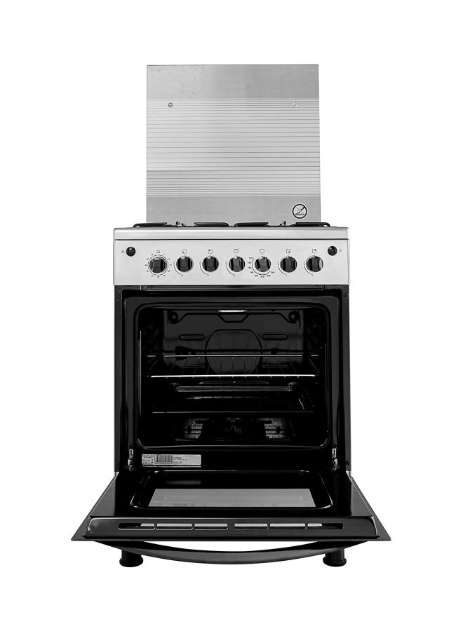 Freestanding Gas Cooker FNGJ60JGUC Silver/Black