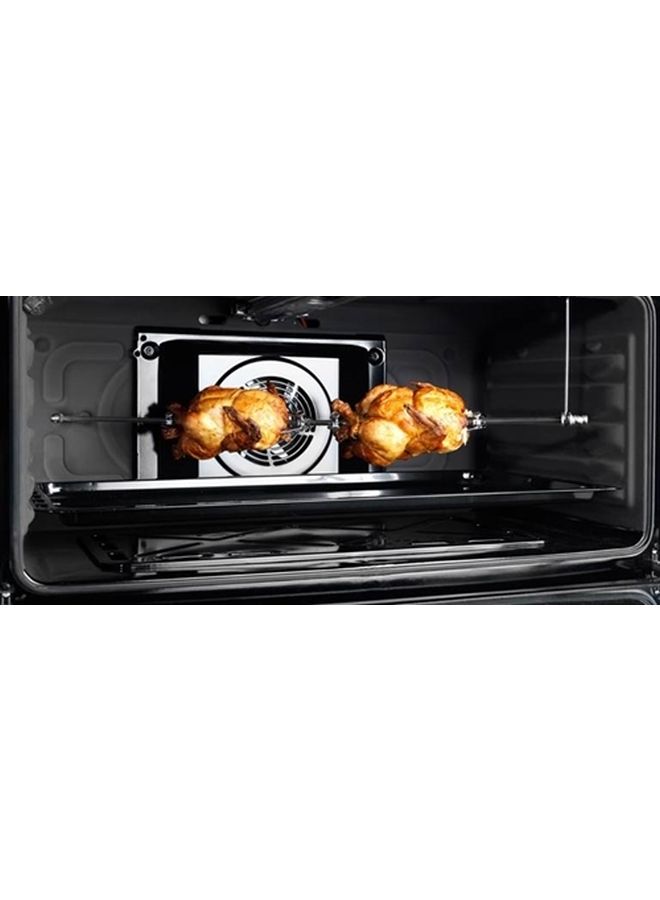 Freestanding Gas Cooker FNGJ60JGUC Silver/Black