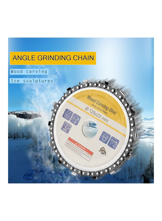 Wood Carving Disc Silver - Image 2