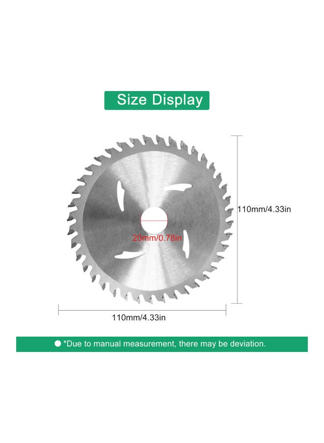 KKmoon 40-Tooth Circular Saw Blade Silver - Image 4