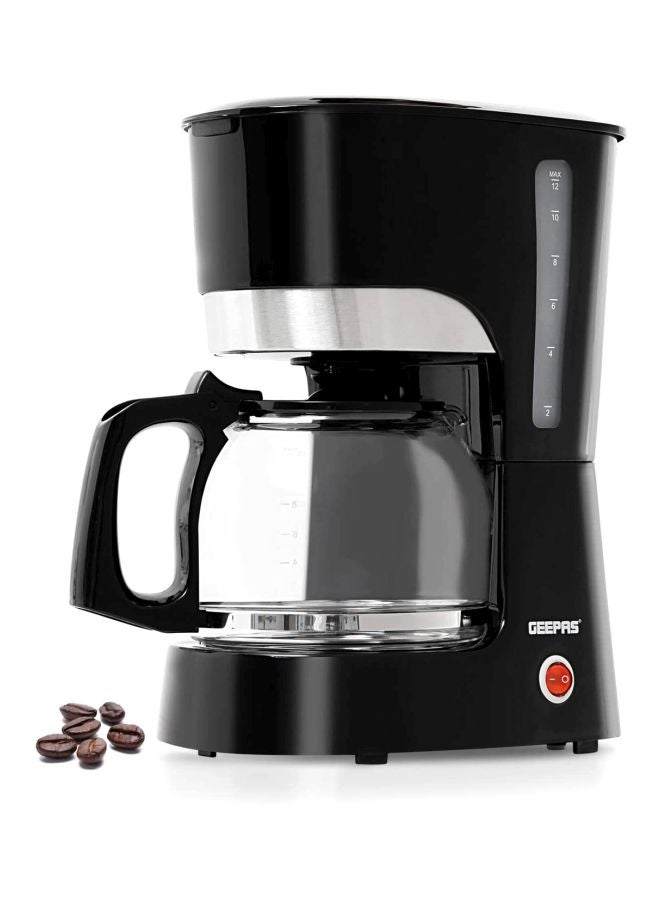 جيباس - ماكينة صنع القهوة 850 W GCM6103 أسود/شفاف - Image 1