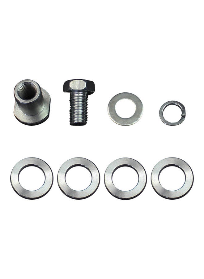 Generic - M14 Angle Grinder To Grooving Machine Adapter Set Silver - Image 1