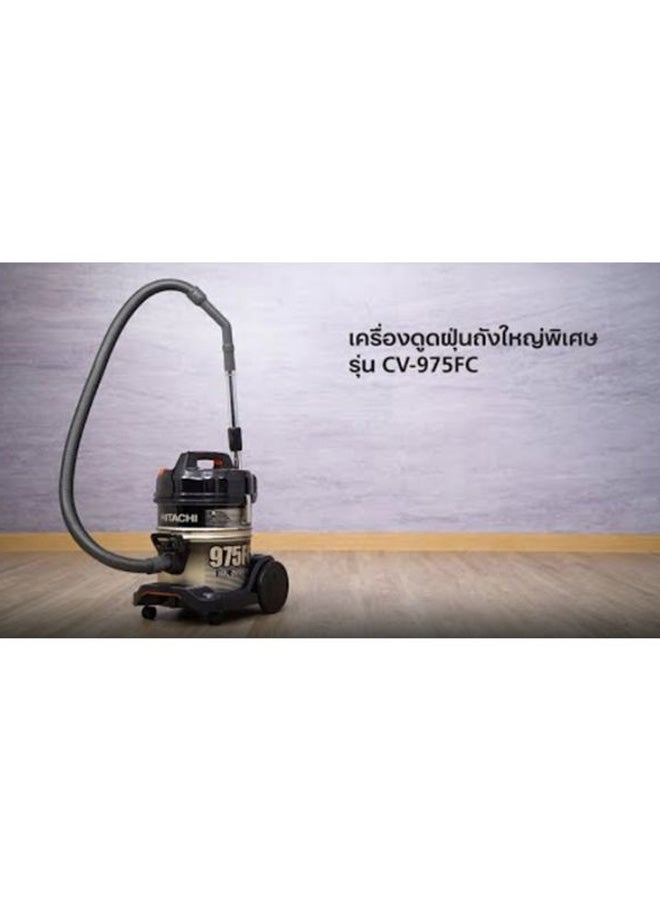 هيتاشي مكنسة كهربائية 18 L 2200 W CV-975FC SS220 GB ذهبي/ أسود  - Image 4