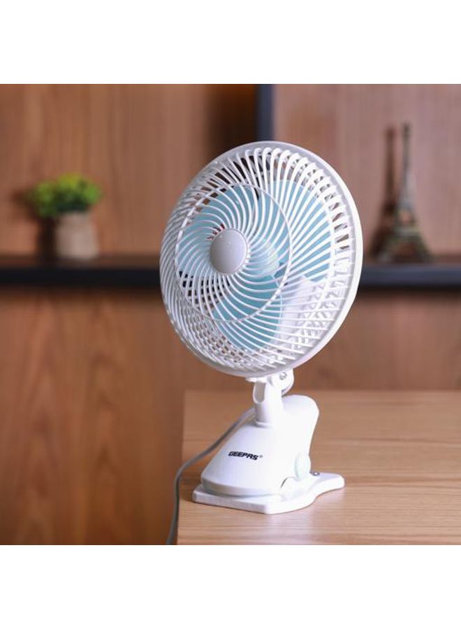 Mini Desk Fan GF9626 White/Light Blue
