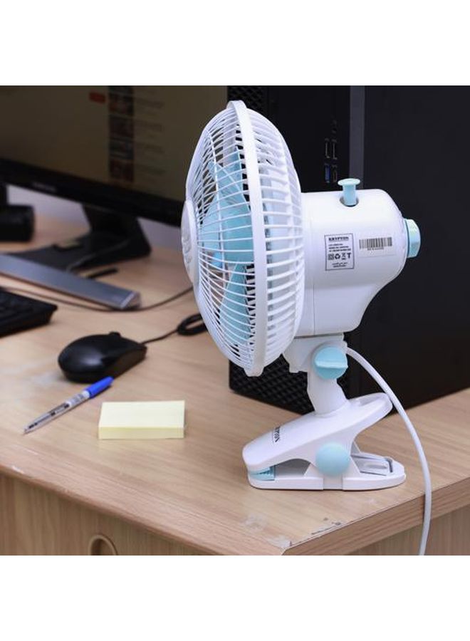 Mini Desk Fan GF9626 White/Light Blue
