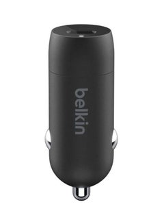 belkin BoostCharge Car Charger Type C Fast Usb C 20W, Car Mobile Charger, Car Charger Fast Charging, Car Charger For Iphone 15, 14, 13, 12, Samsung Galaxy S24, S23, Google Pixel, Sony, Ipad And Tablets Black  - Image 2