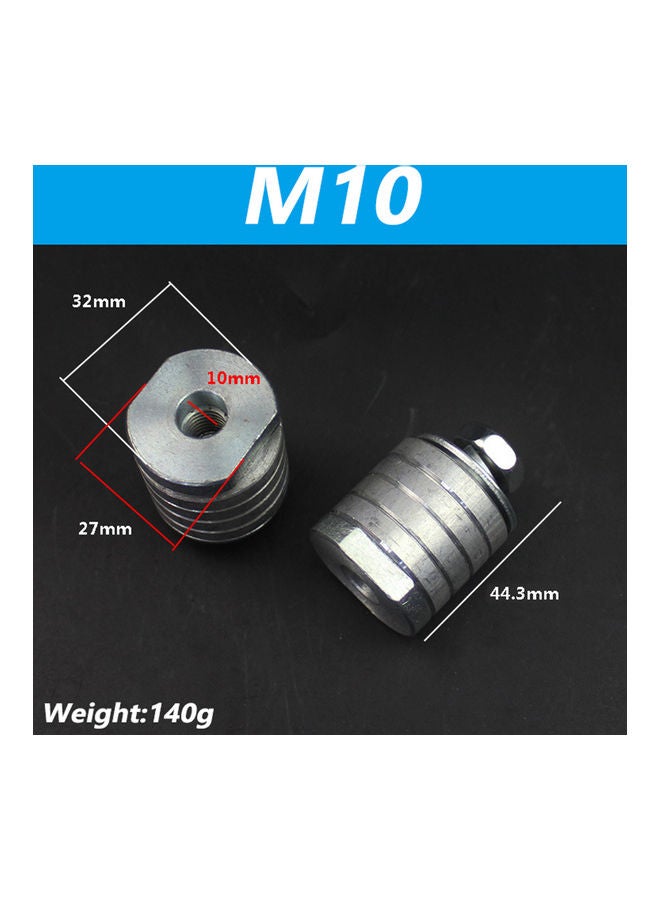 M10 Angle Grinder To Grooving Machine Adapter Set Silver  - Image 5
