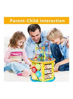 Generic 8-In-1 Multifunction Wooden Activity Cube  - Image 3