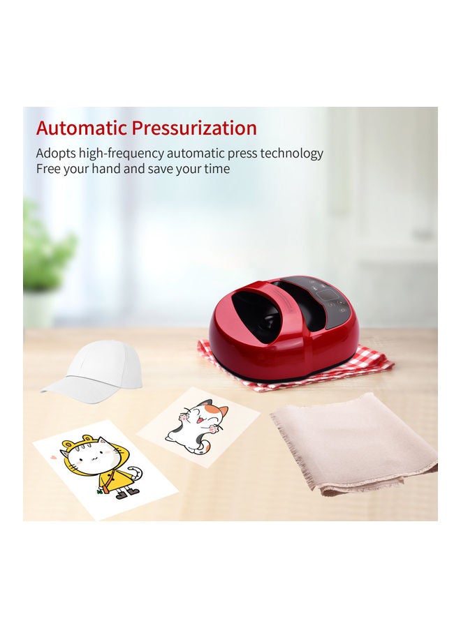 Generic - T-Shirt Printing Press Printer Machine Red/Black - Image 1