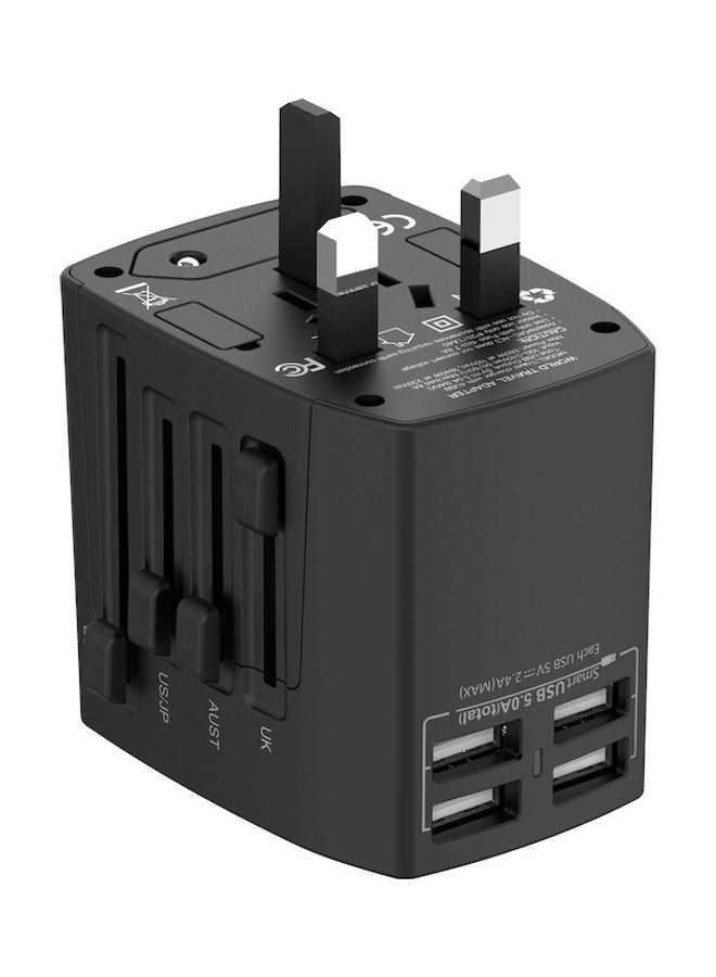 budi - Global Travel Charger Black - Image 1