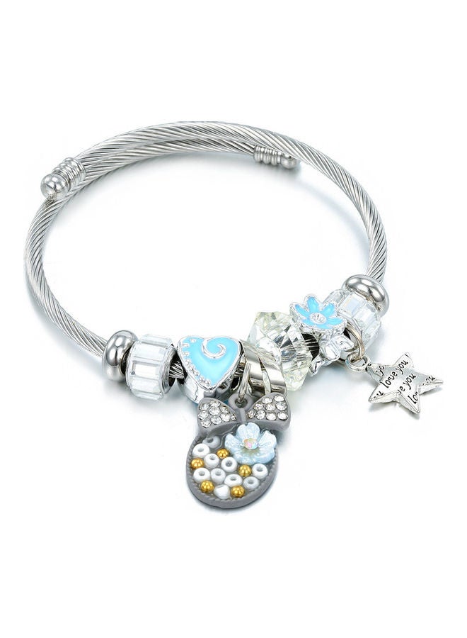 Vintage Diamond Set Pendant DIY Crystal Bracelet  - Image 1