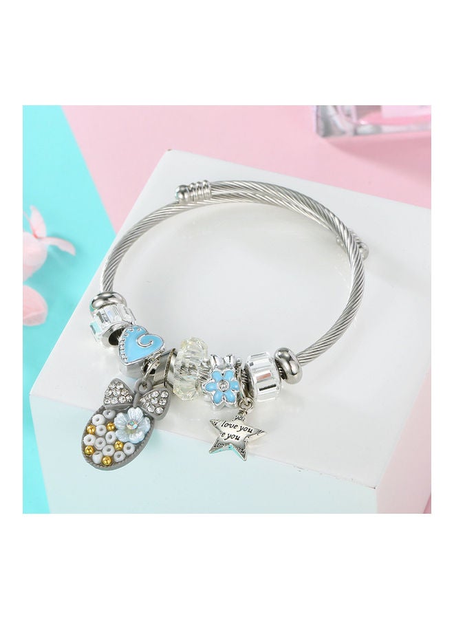 Vintage Diamond Set Pendant DIY Crystal Bracelet  - Image 2