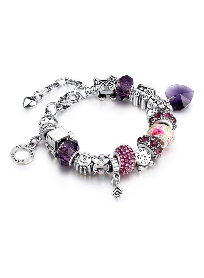 Ample Crystal Style Beaded Bracelet 