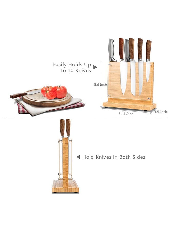 Royal Polar - Magnetic Knife Holder Brown 26 x 24.8 x 10.2cm - Image 1