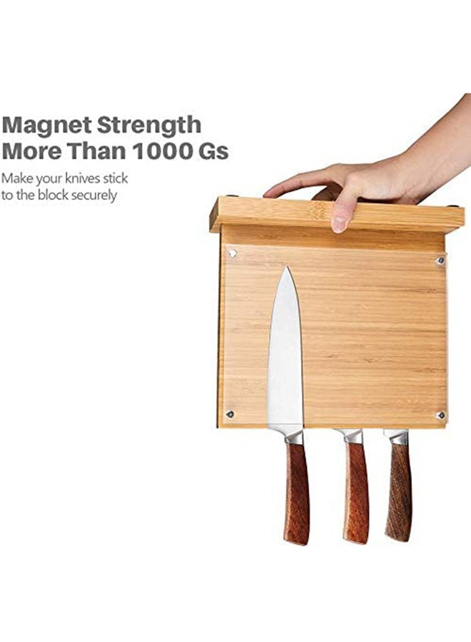 Royal Polar - Magnetic Knife Holder Brown 26 x 24.8 x 10.2cm - Image 1
