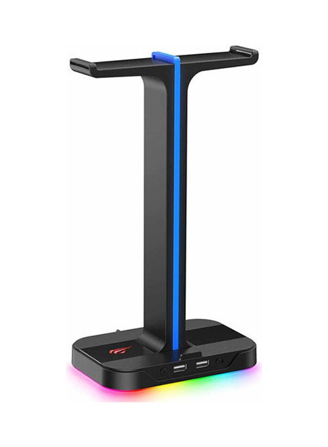 havit - Rgb Headset Stand With Dual Hanger & 2 Usb Ports - Image 1