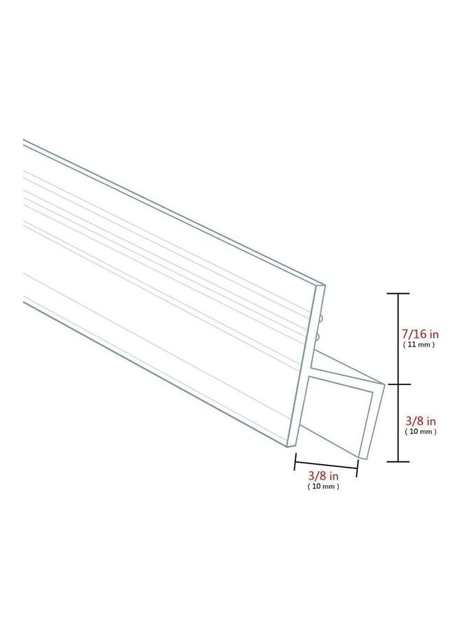 Genetic Shower Door Side Seal Strip Clear 2meter - Image 3