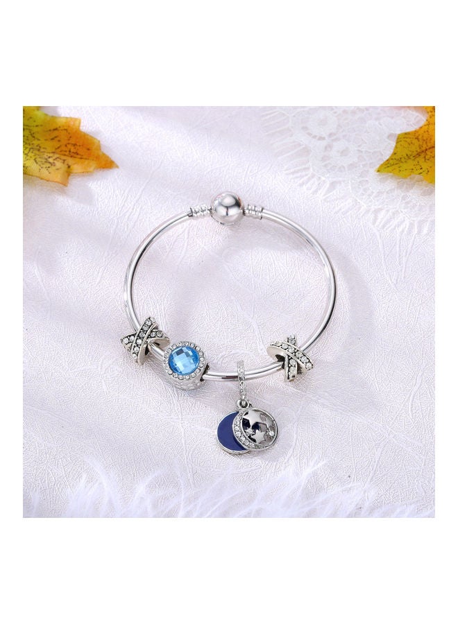 Ocean Heart Style Hard Bangle Bracelet  - Image 2