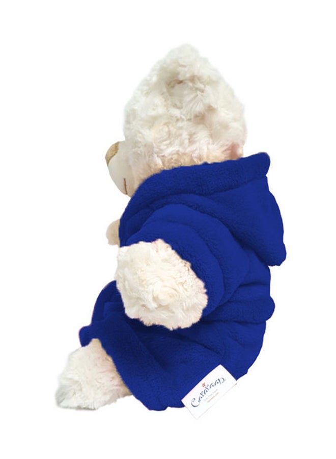 Caravaan - Teddy Bear Stuffed Toy With Bathrobe 38cm - Image 1