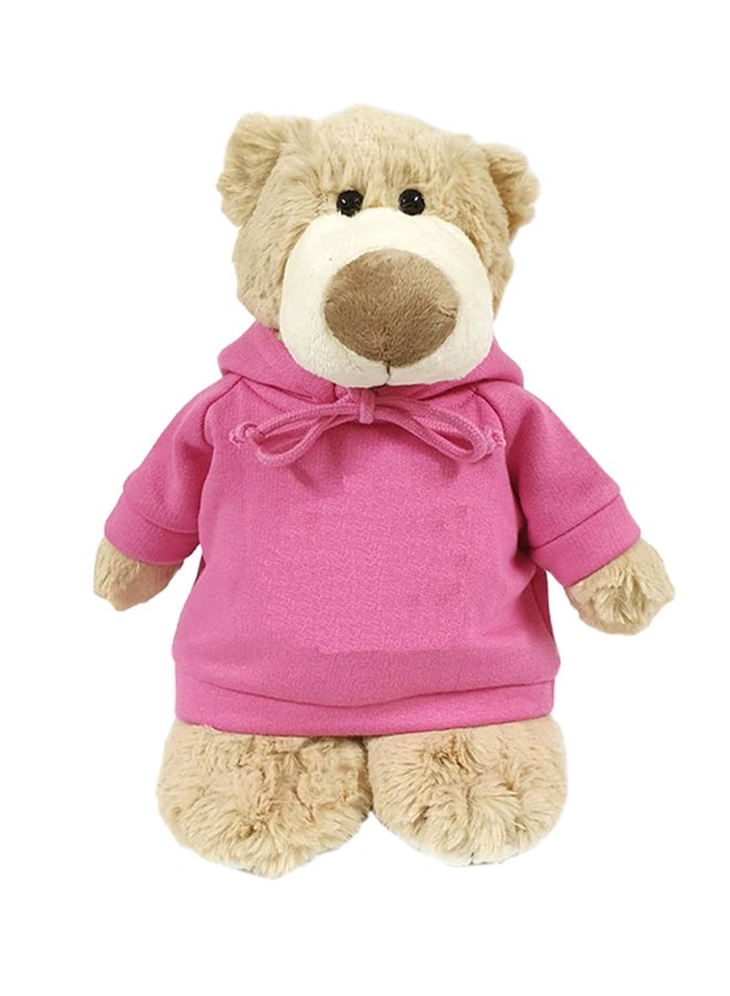 Caravaan Teddy Bear Stuffed Toy With Hoodie 28cm  - Image 1