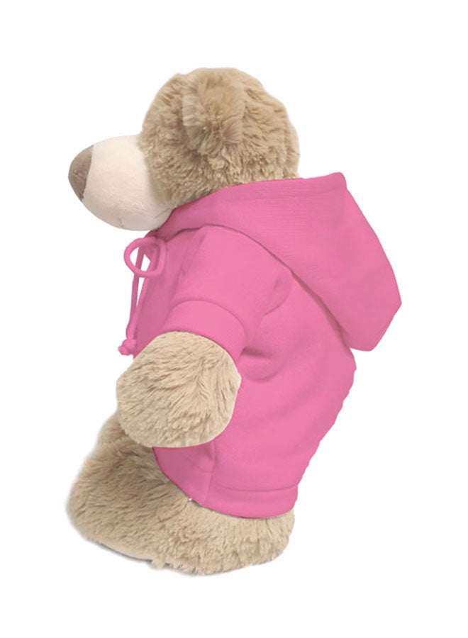 Caravaan Teddy Bear Stuffed Toy With Hoodie 28cm  - Image 2