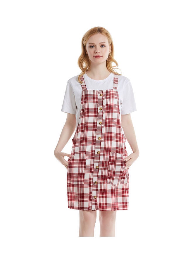 Casual Mini Skirt Red/White  - Image 5