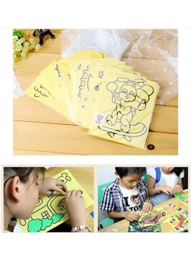 6-Piece Sand Art Sheets Set - Assorted - Image 2
