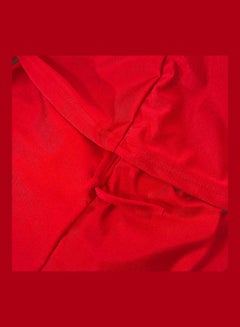 Generic 3-Piece Anti-Exposure Swimwear Set Red  - Image 5