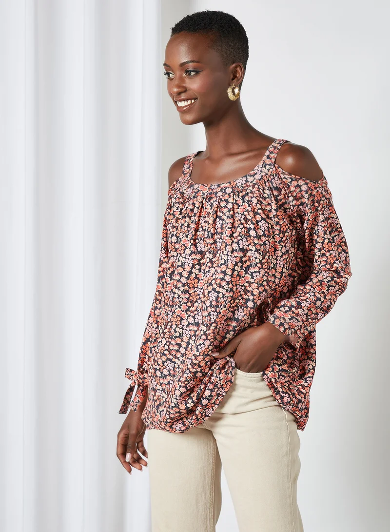 Aila Casual Floral Printed Top