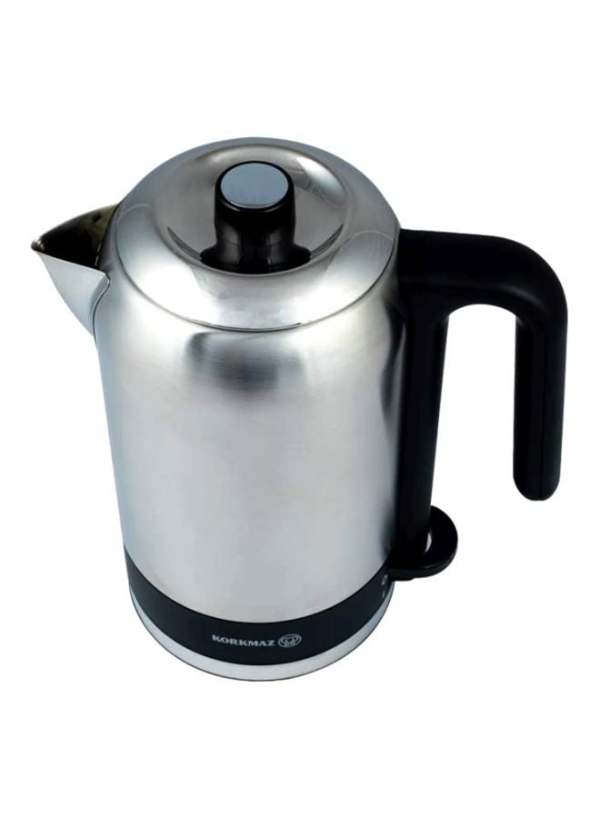 Korkmaz Tria Electric Kettle 1.6 L 1960 W A473 Silver/Black - Image 2