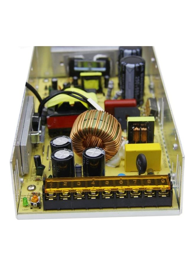 TOMVISION - 24V 10A 240W SMPS AC to DC Switching Mode Power Supply Silver - Image 1