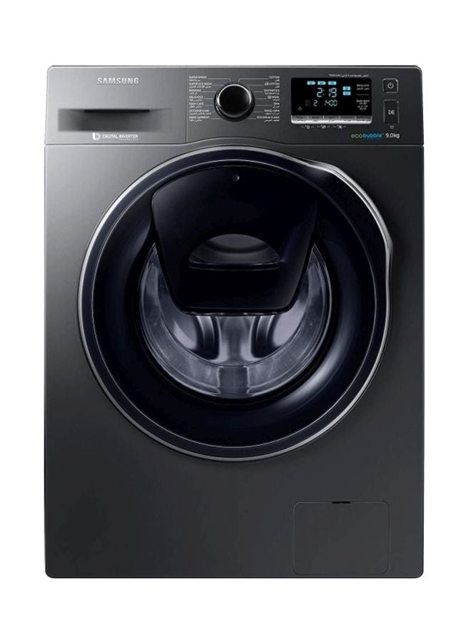 Samsung - 9 Kg Front Load Washing Machine With AI Control, 1400 RPM With Ecobubble Technology, 15 Quick Wash WW90T554DAN Dark Grey/Black - Image 1
