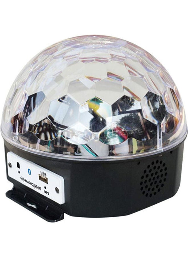 Party Light With Bluetooth Crystal Disco Ball Black 