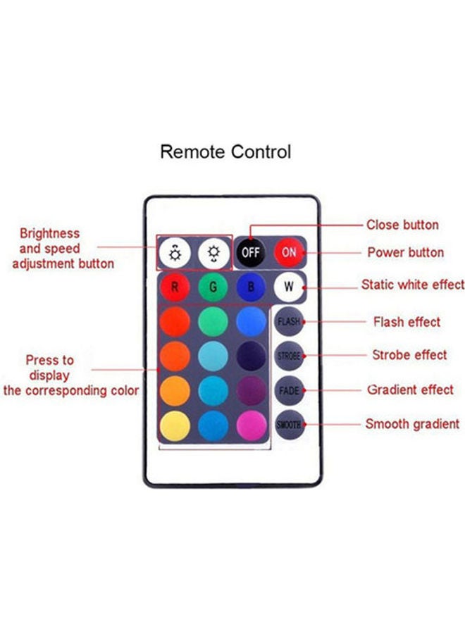 شريط إضاءة باللون الأحمر والأخضر والأزرق مقاوم للماء مع جهاز تحكم عن بُعد يعمل بالواي فاي متعدد الألوان - Image 2