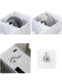 Generic Triple Paper Dispenser With Cutter White  - Image 2