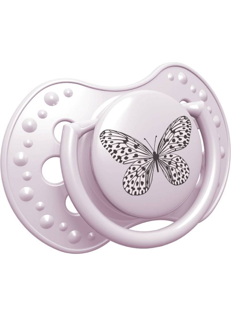 لوفي لهاية سيليكون ديناميكية من لوفي مقاس 3-6 شهور - قطعتين بوتانيك جيرل - Image 4