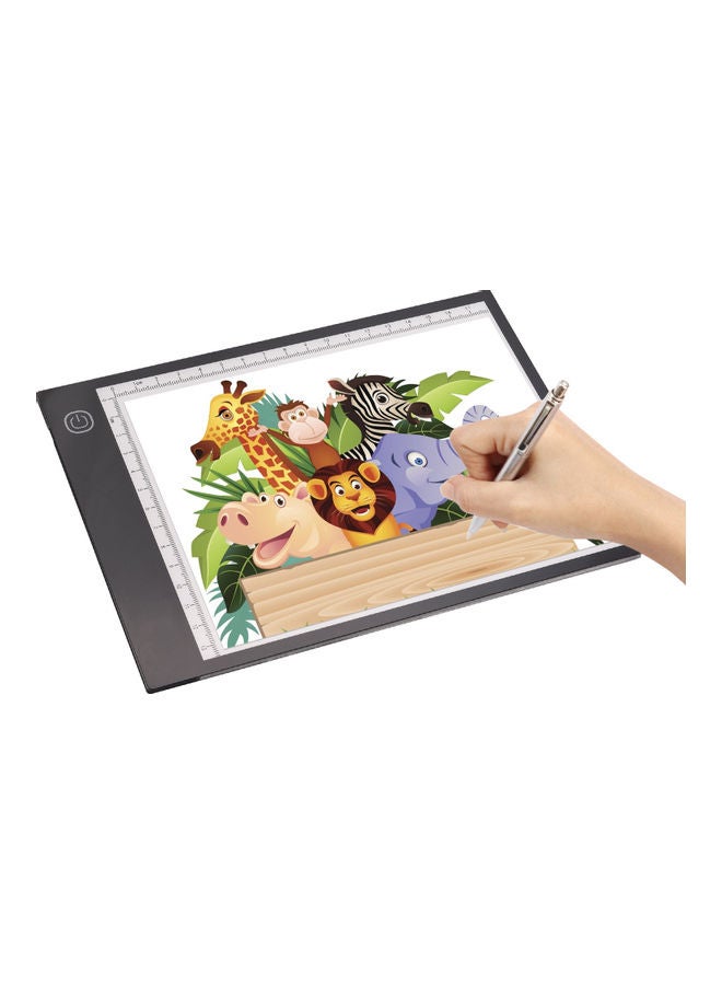 Generic A5 LED Ultra-Thin Drawing Board with Scale Black/White  - Image 1