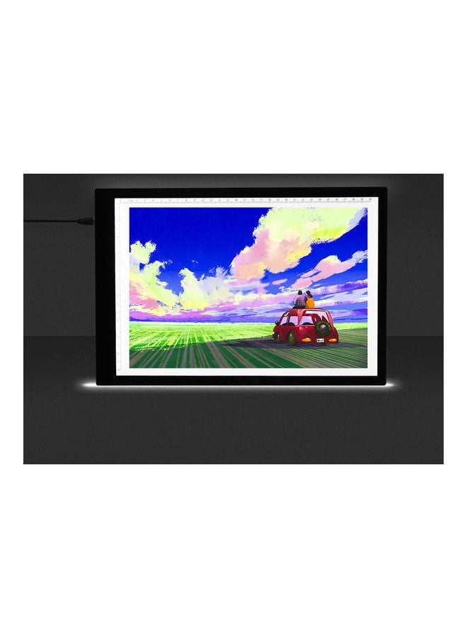 Generic A4 LED Light Ultra-Thin Drawing Board Black/White  - Image 4
