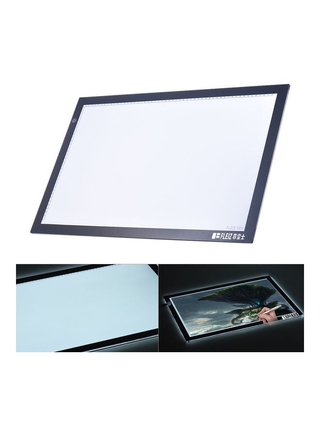 fleiz - A2 LED Light Box Drawing Tracing Tracer with Memory Function Black/White - Image 1