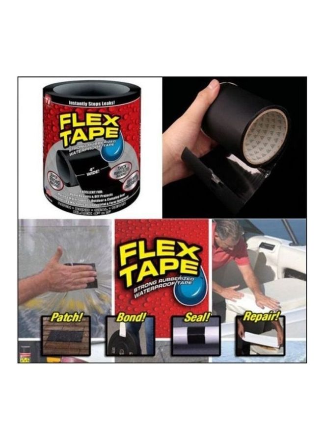 Waterproof Flex Tape Black 60x4cm - Image 3