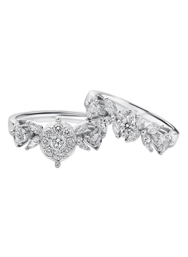 2-Piece Stylish Fashionable Ring Set  - Image 1