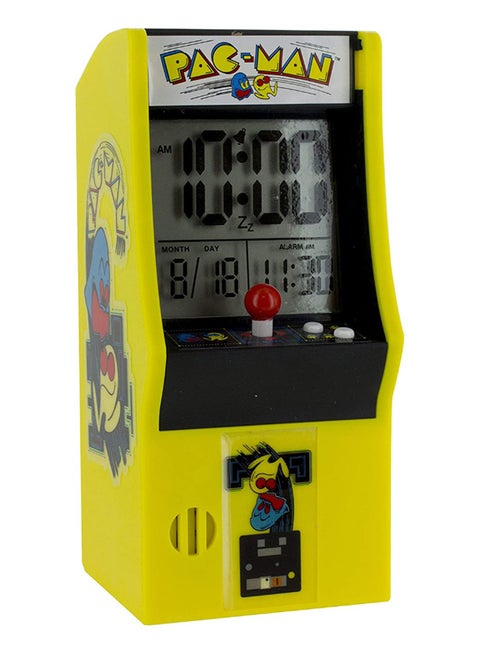 Pac-Man Arcade Alarm Clock Multicolour 17 x 8cm