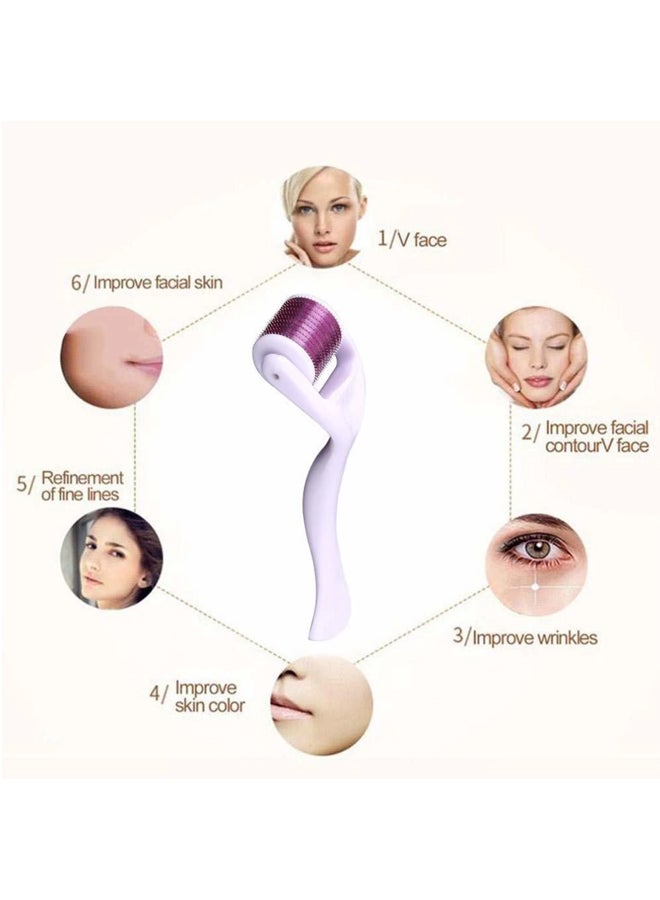 Derma Roller - Micro Needle System Roller White/Pink - Image 1