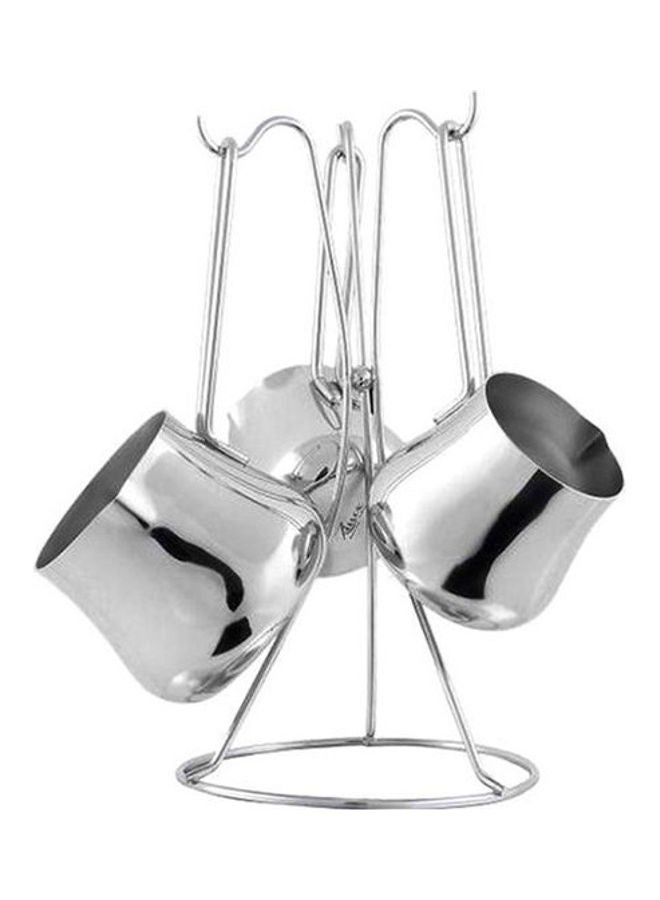 3-Piece Coffee Pot Set Silver