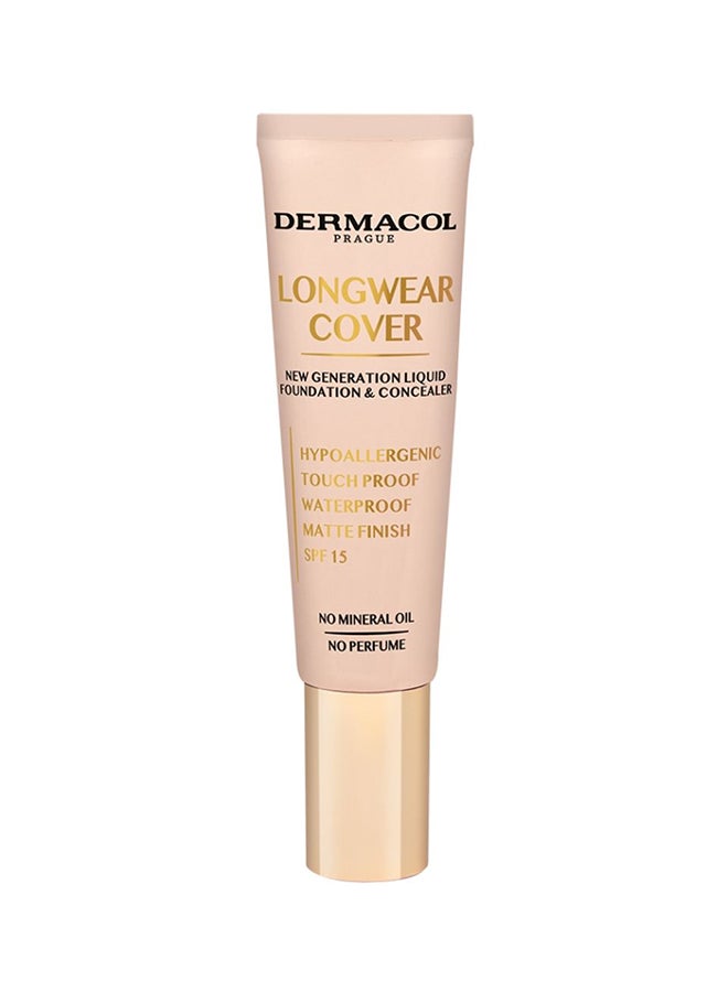 Dermacol Longwear Cover New Generation Liquid Foundation Fair - Image 1