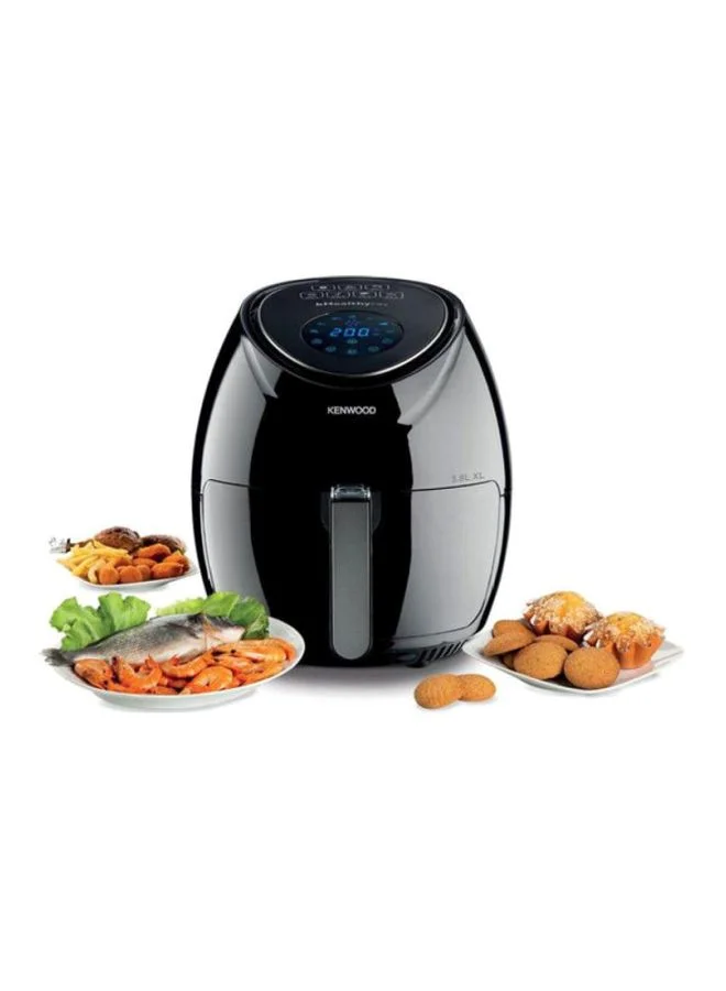 KENWOOD Digital Air Fryer, 1.7Kg, Rapid Hot Air Circulation, 3.8 L 1500 W HFP30 Black